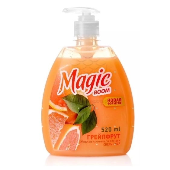 Жидкое мыло для рук Magic Boom грейпфрут 520 мл (10)